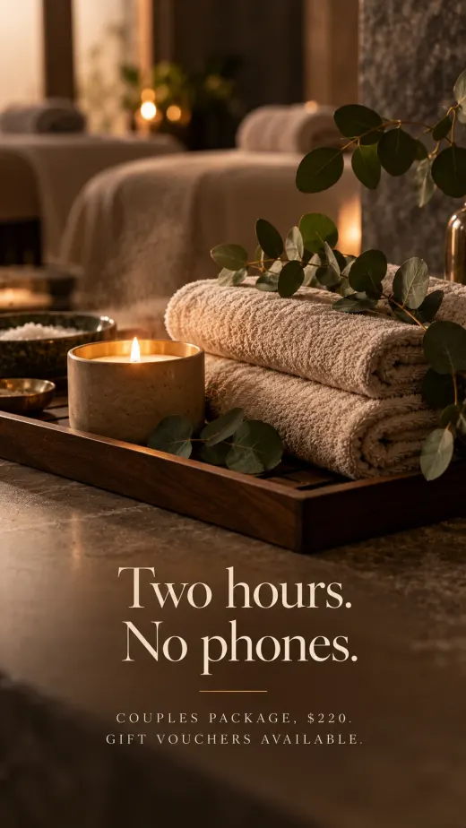 Spa package email artwork